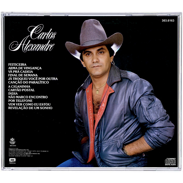 CD CARLOS ALEXANDRE - NOSSA HOMENAGEM 1989 / EDÇAO VINYL DISC