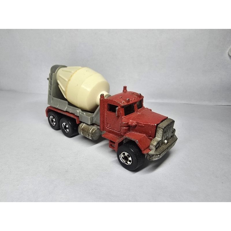 Miniatura Caminhão Hot Wheels Peterbilt Cement Mixer 1980 Workhorses Truck Carrinho Raro Antigo Colecionável Diecast