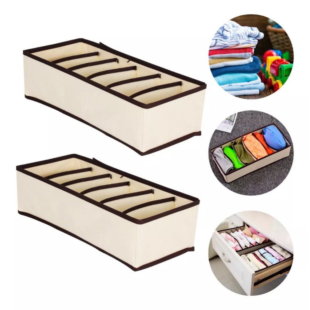 Kit 3 Organizador De Gavetas Sutiã E Calcinha 33.5x15.5x9