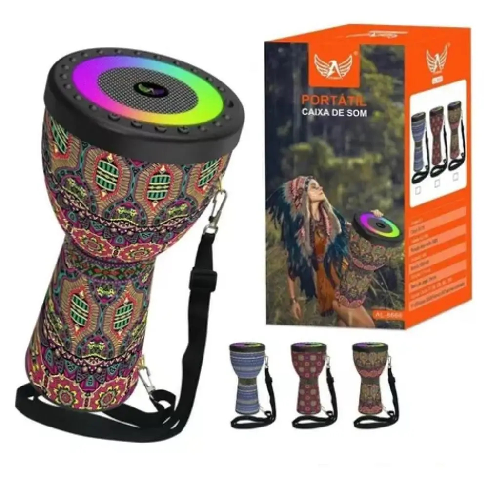 Caxia De Som Tambor Power Portátil 10W Al-8666 Altomex | Shopee Brasil