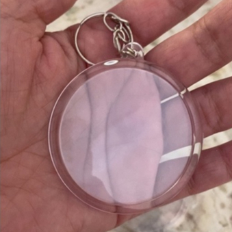 10 /20 /30/ 40 /50 Chaveiro Acrílico Redondo Para Personalizar (NÃO PERSONALIZAMOS) lembrancinha