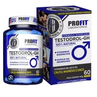 Testodrol ProFit Mais energia e disposição cálcio zinco magnésio