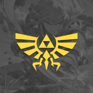 Adesivo Triforce Zelda Game Station PC Anime Tuning