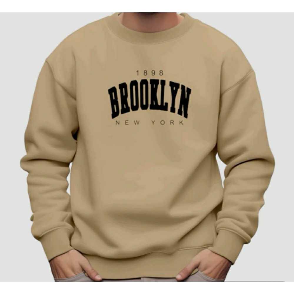 MOLETOM MASCULINO ESTILO SUETÉR 100% ALGODÃO