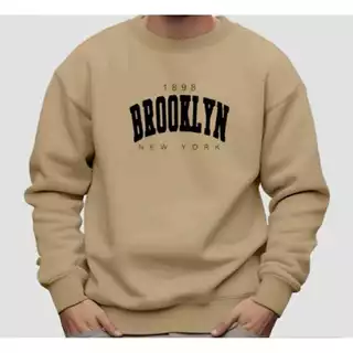 MOLETOM MASCULINO ESTILO SUETÉR 100% ALGODÃO