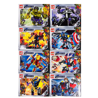 Brinquedo Bloco de Montar Super Herois Tipo Lego Promoção Oferta