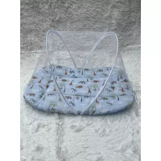 Berço Portátil com Mosquiteiro estampas variadas em Oferta na Shopee