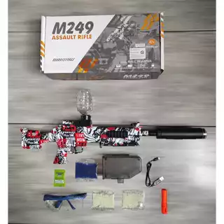 Brinquedo Arminha Gel Elétrica M249 Bolinha Nerf Ótima Oferta