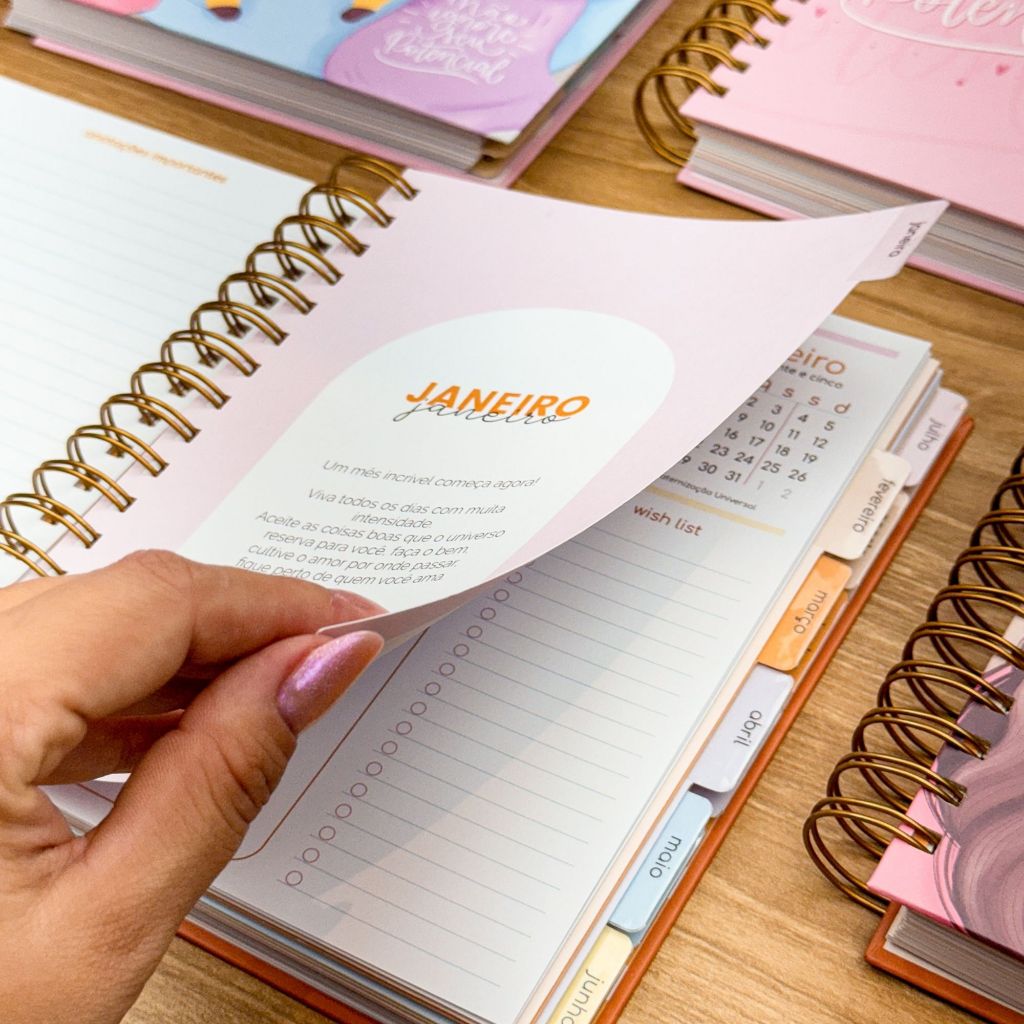 PLANNER 2025 - COLEÇÃO ESPECIAL - CAPA PERSONALIZADA | Shopee Brasil