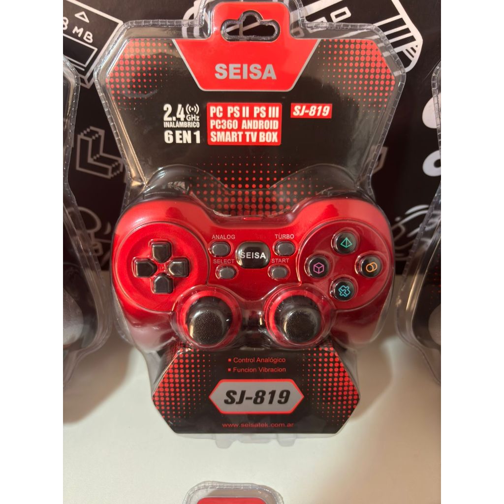 Controle Joystick sem fio para Android PC PS2 PS3 SEIGA SJ-819