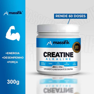 Creatina Monohidratada 300- 100% Pura Com Laudo de Pureza e Matéria-prima Importada (60 Doses)