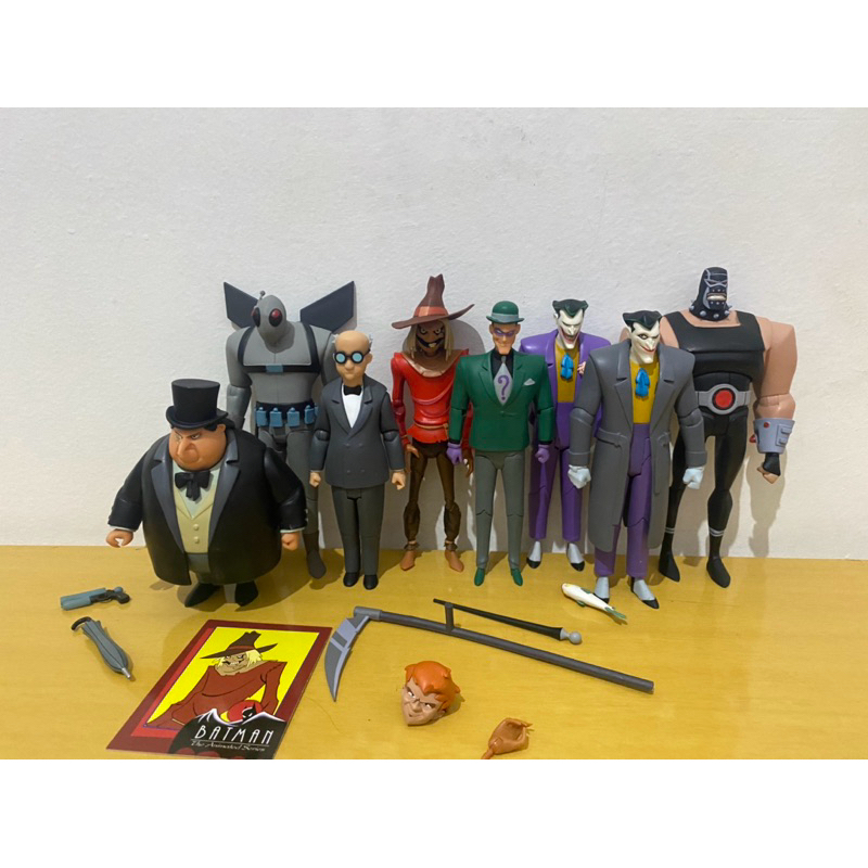 Batman Animated Series Dc Collectibles Scarecrow Joker Bane Penguin ...