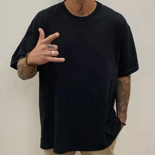 Camiseta masculina tubular sem costura lateral American Basics Oversized