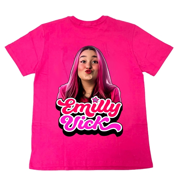 Camiseta Rosa Basica Foto da Emily Vick Os Rosas