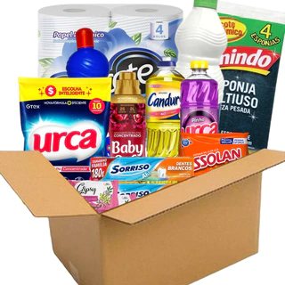 Cesta Básica Higiene E Limpeza Doação Social Envio Imediato