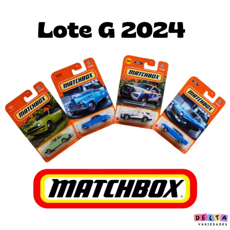 Carrinhos Matchbox Varios Modelos Lote G 2024