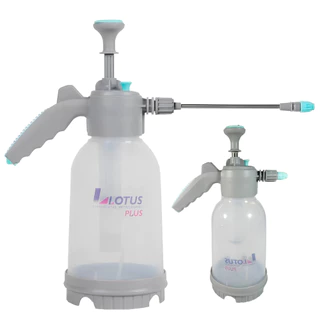 Pulverizador com Bico Extensor 2 Litros Borrifador Manual Spray Com Valvula Alta Pressão Prévia Para Jardim Lotus