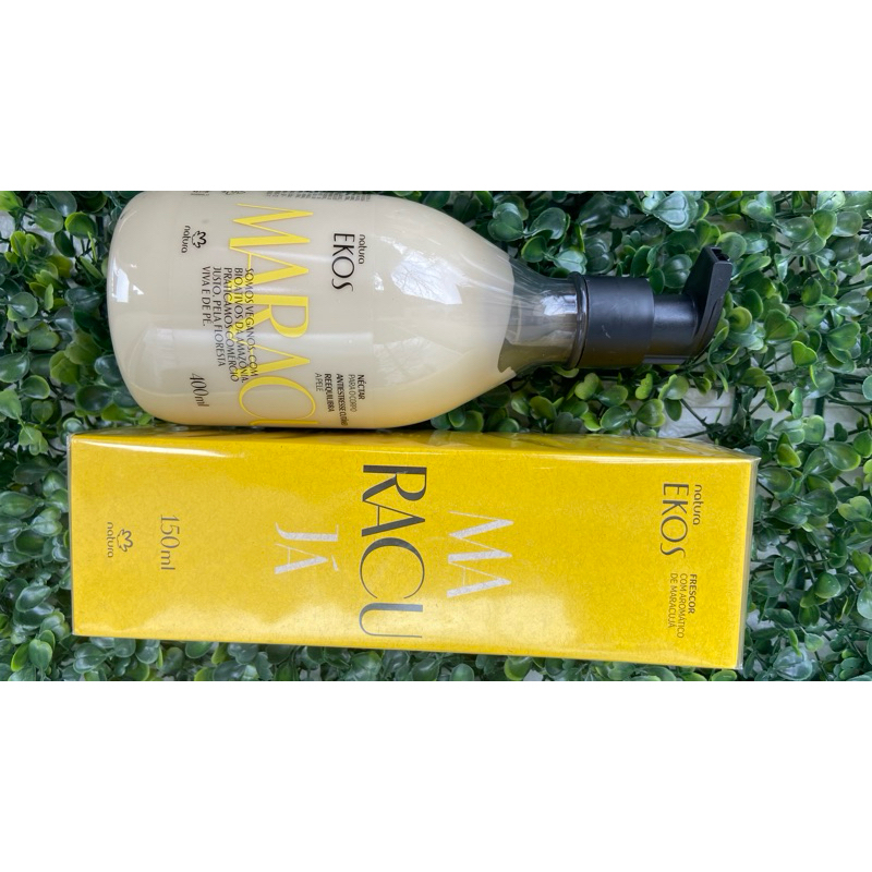 kit hidratante maracujá 400ml e colônia 150 ml