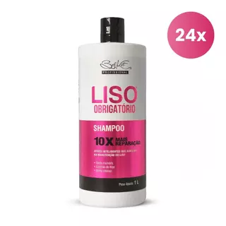 Kit 24 Shampoo Liso Obrigatorio 1L Belkit em Oferta na Shopee