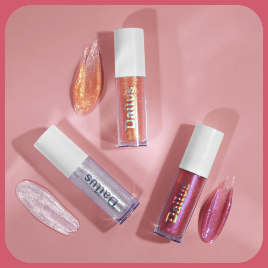 Lip Glitter Gloss Labial Com Brilho DAILUS