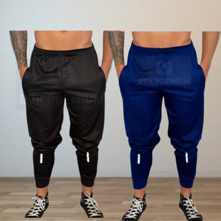 Kit com 2 Calças Masculina Sport Jogger SKINNY Para Treino e Caminhada Casual