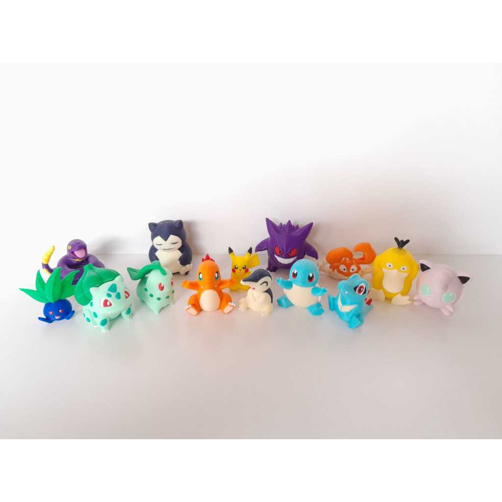 Pokémon Impressão 3D Colorida