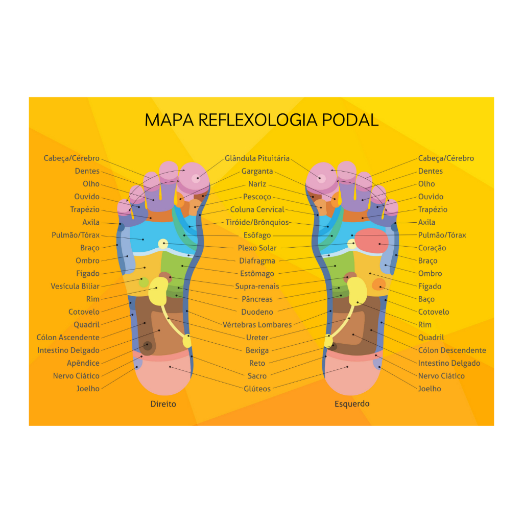 Pés Reflexologia Cerebro Reflexologia Podal EstreÃ±imiento