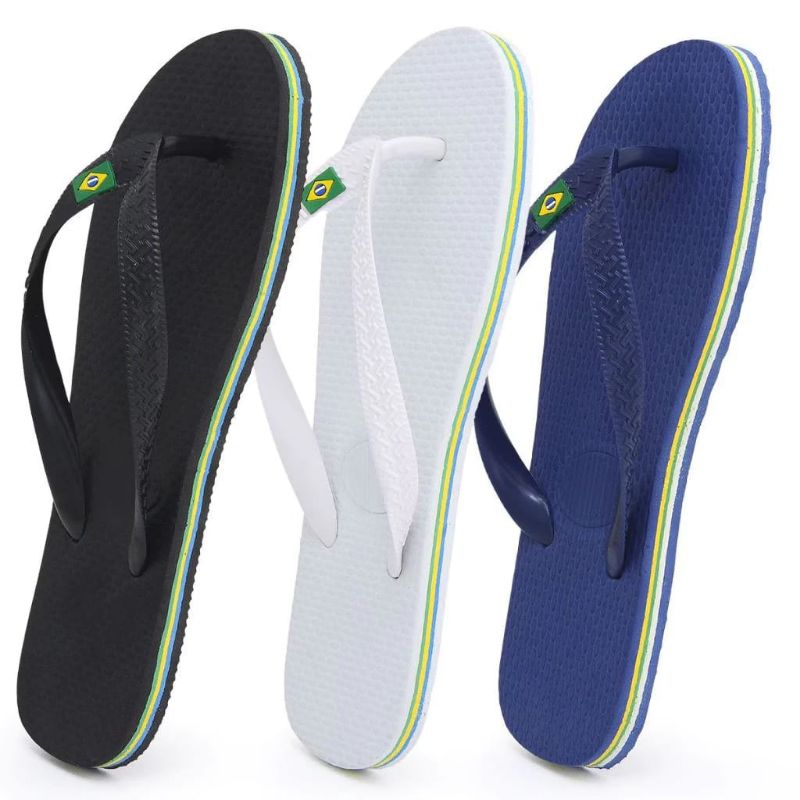kit 3 chinelo top com bandeirinha