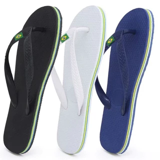 kit 3 chinelo top com bandeirinha