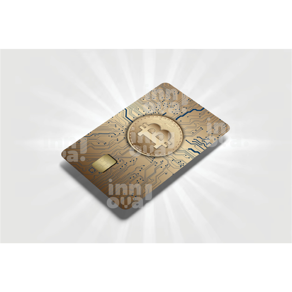 Adesivo de Metal para Cartão de Crédito Bitcoin | Shopee Brasil