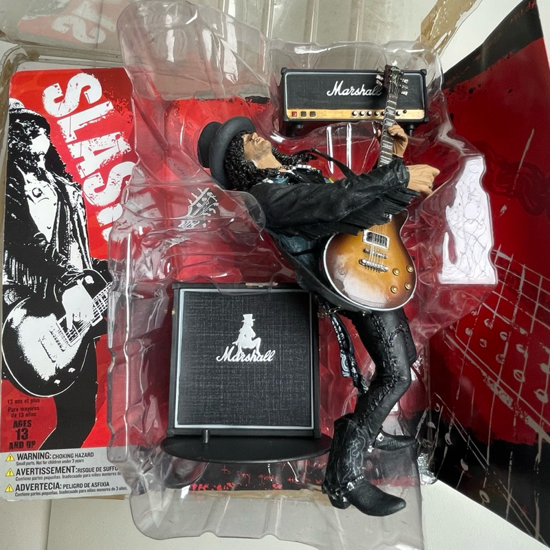 Slash Mcfarlane Action Figure Importado Inglaterra Uk 2006 Slash Mcfarlane Action Figure Importado Inglaterra Uk 2006
