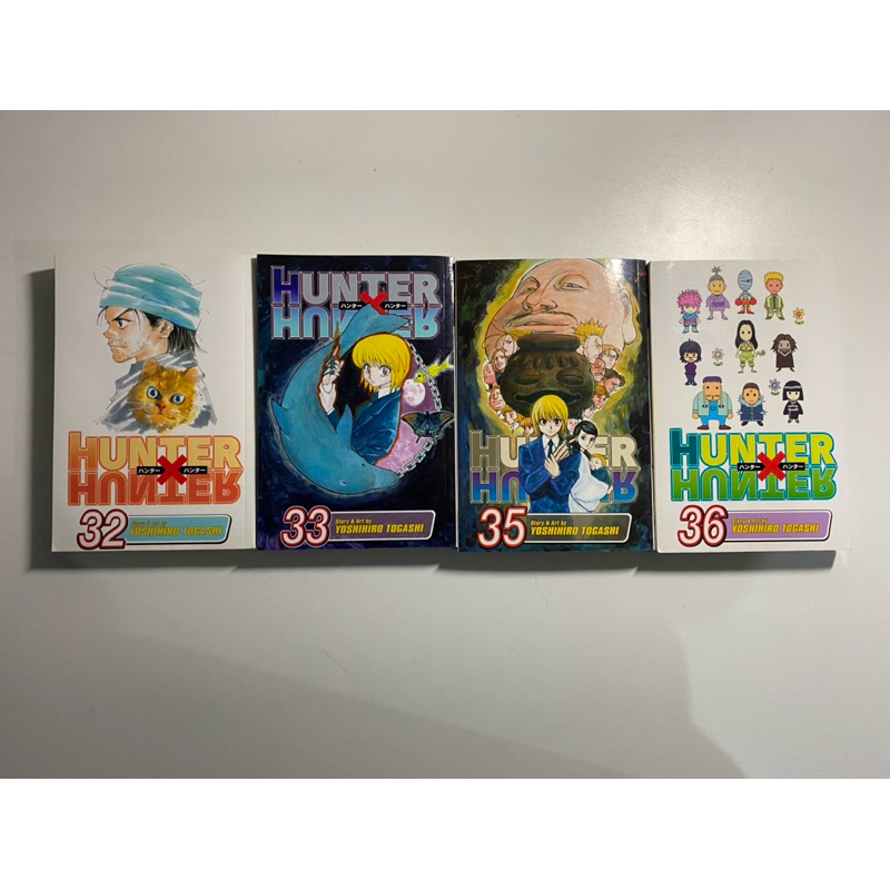 送料無料 店舗 (inglês) 36 e 35 33, 32, volumes Hunter x Hunter | Brasil Shopee 少年漫画