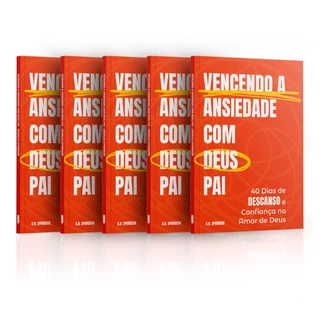 Kit 5 Livros - Vencendo a Ansiedade com Deus Pai - Charles Spurgeon