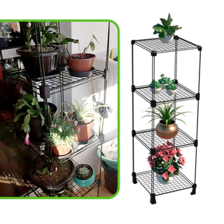 Jardim Vertical Prateleira Estante de Planta 3 Nichos 95cm Horta Vertical Floreira de Suculenta Orquideas Vasos Varanda em Oferta na Shopee