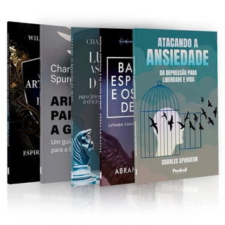 Kit 5 Livros - Vencendo as Batalhas da Mente: Estratégias para Uma Vida de Paz e Vitória