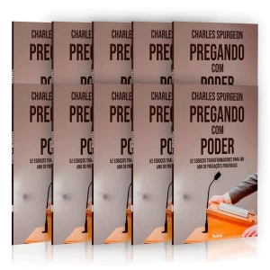 Kit 10 Livros | Pregando com Poder | Charles Spurgeon