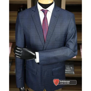 Terno Poliviscose Slim Masculino Blazer+Calça Terno Premium
