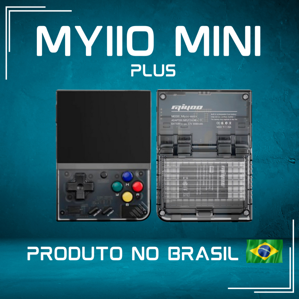 Console Portátil Miyoo Mini Plus 64GB | Shopee Brasil