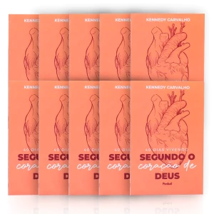 Kit 10 Livros | 40 Dias Vivendo Segundo o Coração de Deus | Kennedy Carvalho