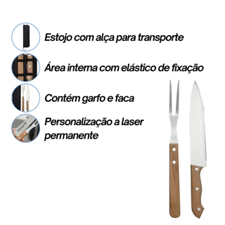 Kit Churrasco Personalizado - Time, Profissão, Desenho