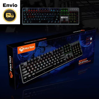 Teclado gamer Meetion MK007 Blue inglês RGB