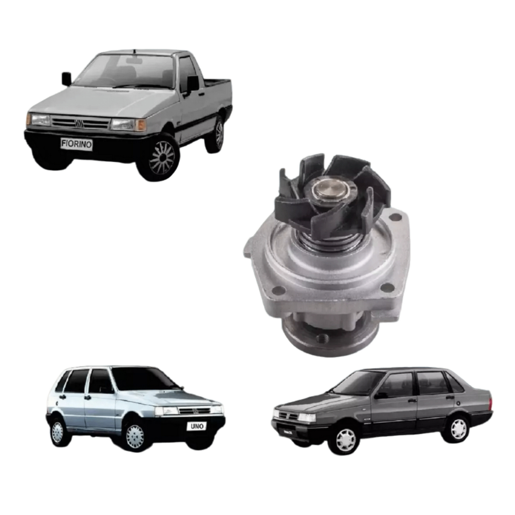 Bomba de Agua Fiat Uno 1984/ carro que usa correia alternador comum (FINA) motor FIASA (WALTER PUMP)