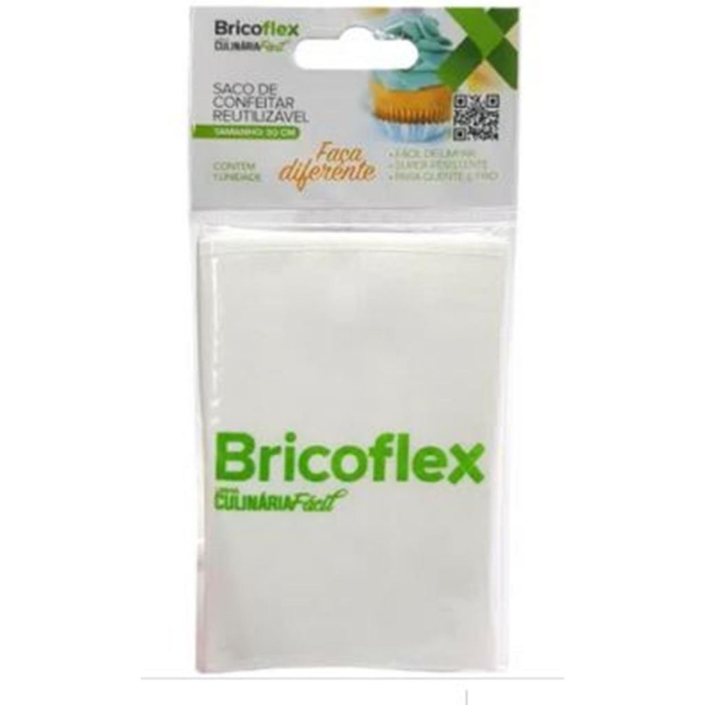 Manga ou Saco de Confeitar Reutilizável 30cm Bricoflex Embal