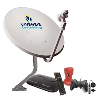Receptor Digital TV, Full HD Smart via Satélite Bivolt Vivensis VX10