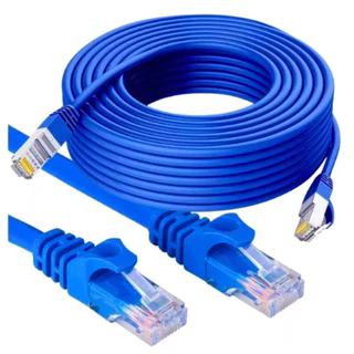 Cabo de Rede LAN Ethernet RJ45 CAT5e Montado 8P8C 50 METROS Homologado Anatel