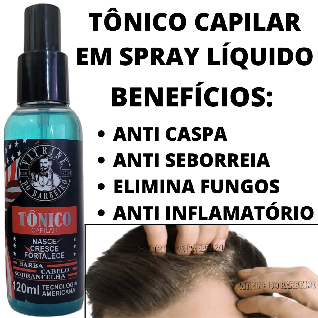 Tônico Capilar Evita Queda De Cabelo Masculino e Feminino | Shopee Brasil