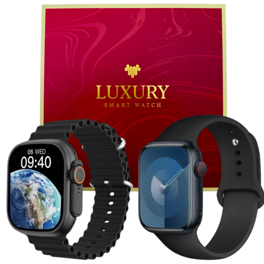 SMARTWATCH LUXURY AMOLED WATCH ULTRA 2 E WATCH 9 KIT 2 SMART E 5 PULSEIRAS 2 PELICULAS CHAMADAS Shopee Brasil