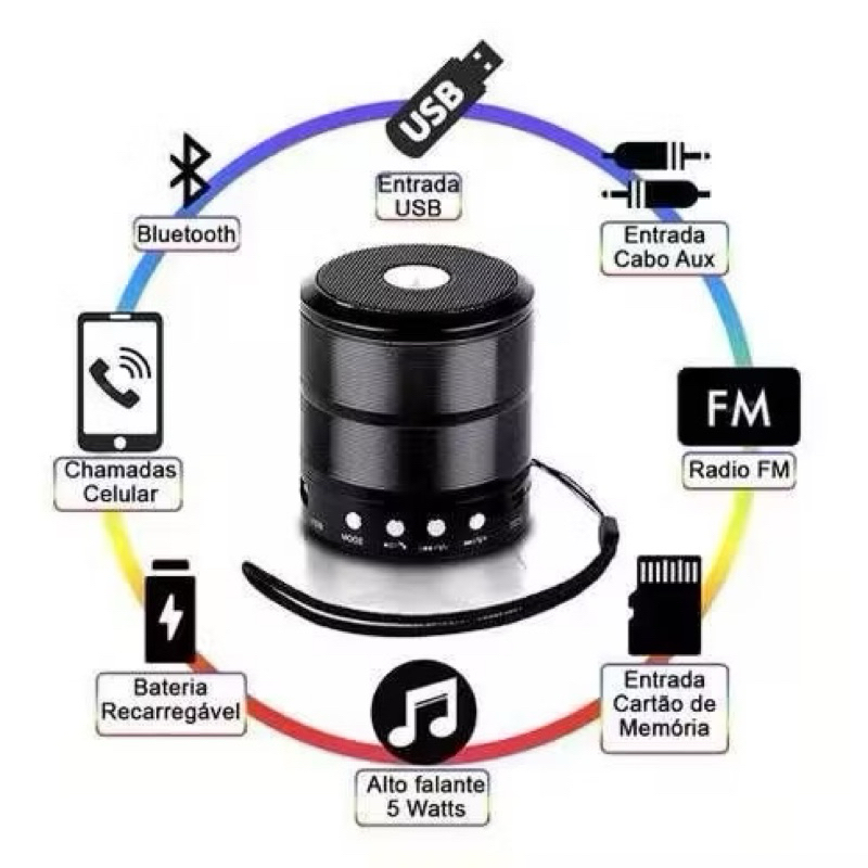 mini caixa de som com radio em Promoção na Shopee Brasil 2025