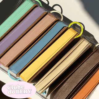 Kits de Flash Cards coloridos para memorização escolar de prova/concurso/vestibular, cartão estudante de línguas estrangeiras, color memo pad, fichas para bloco de anotações easy ring flip