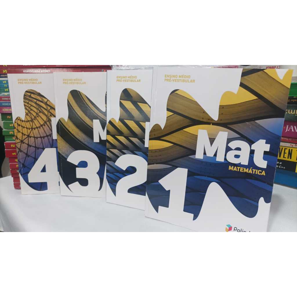 Matematica 2023 poliedro Pré vestibular Lote de 4 Livros
